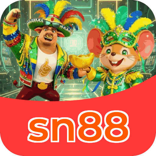 Interface do aplicativo sn88 mostrando jogos disponíveis no iOS e Android